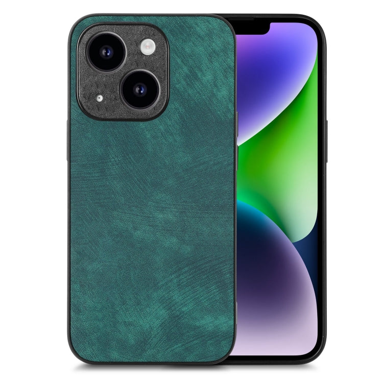 Phone Case – Leather (iPhone 15) #2 For iPhone 14 Green