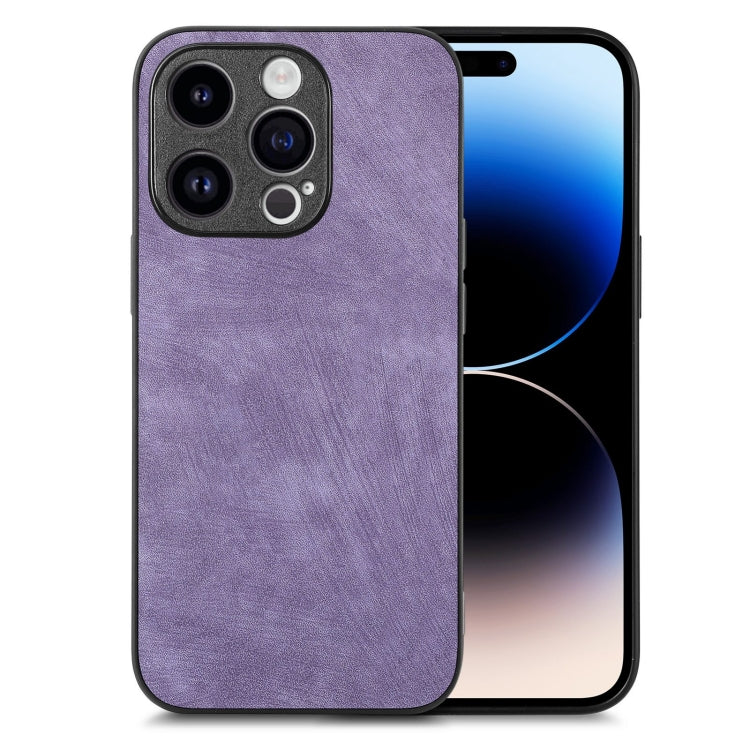 Phone Case – Leather (iPhone 14 Pro Max) #7 For iPhone 14 Pro Max Purple
