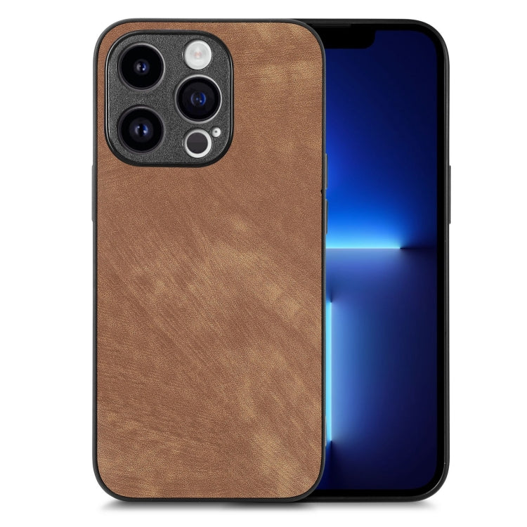 Phone Case – Leather (iPhone 14 Pro Max) #7 For iPhone 13 Pro Brown