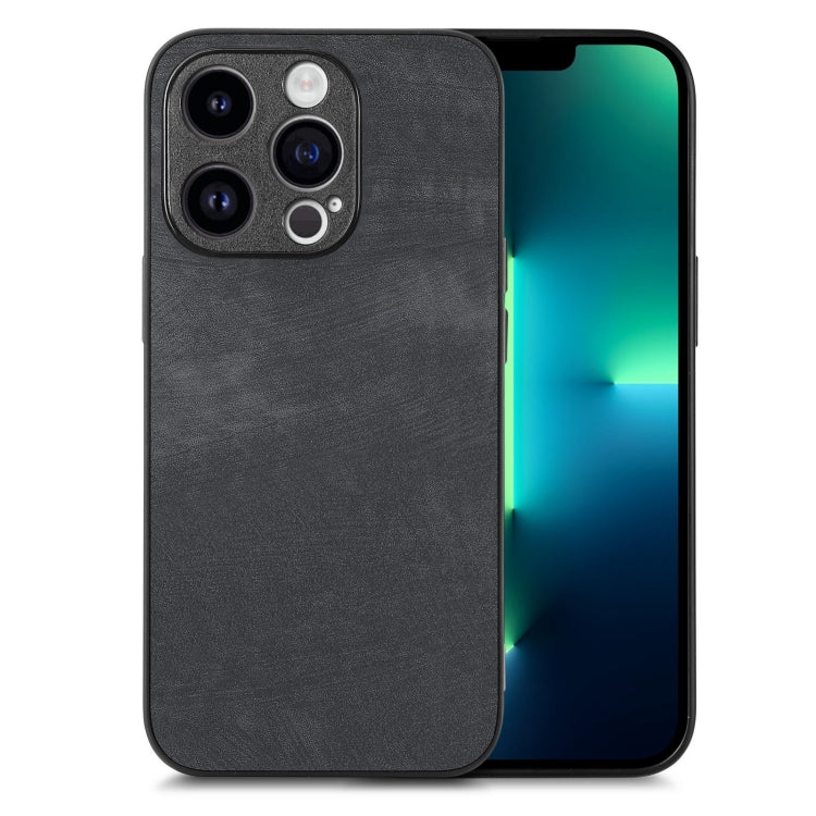 Phone Case – Leather (iPhone 14 Pro Max) #7 For iPhone 13 Pro Max Black