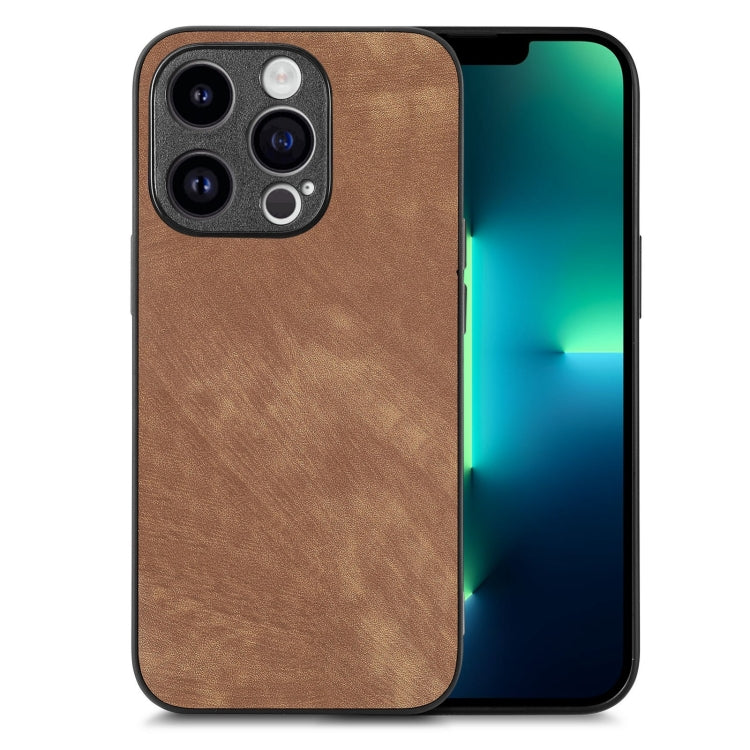 Phone Case – Leather (iPhone 14 Pro Max) #7 For iPhone 13 Pro Max Brown