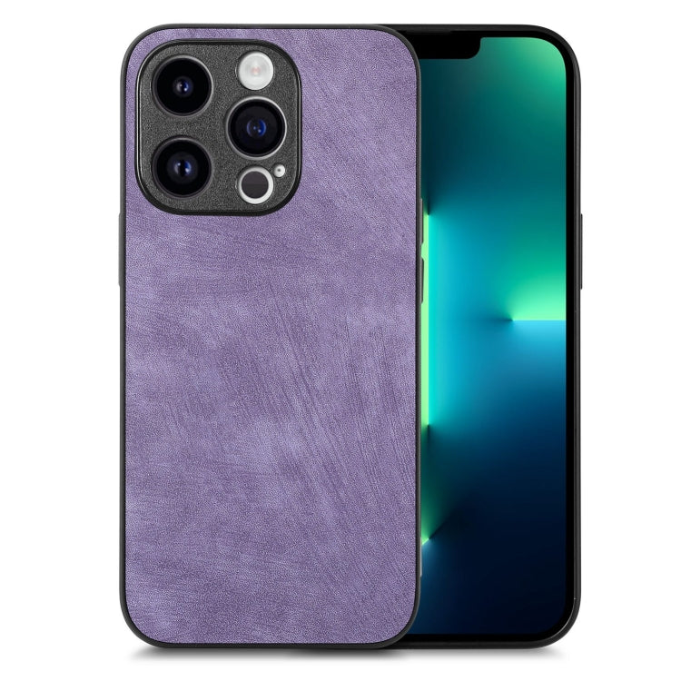 Phone Case – Leather (iPhone 14 Pro Max) #7 For iPhone 13 Pro Max Purple