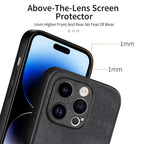Vintage Leather PC Back Cover Phone Case, For iPhone 11 Pro, For iPhone X / XS, For iPhone XR, For iPhone XS Max