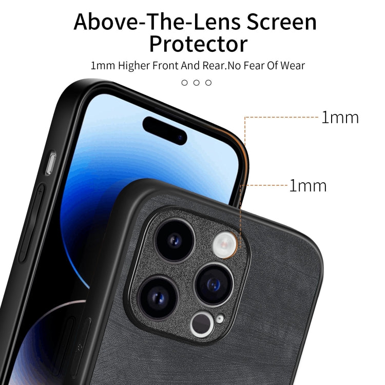 Vintage Leather PC Back Cover Phone Case, For iPhone 11 Pro, For iPhone X / XS, For iPhone XR, For iPhone XS Max