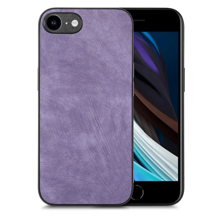 Phone Case – Leather (iPhone 14 Pro Max) #7 For iPhone 7 8 SE 2022 SE 2020 Purple