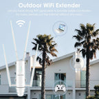 WAVLINK WN572HP3 AC1200 Dual Band Weatherproof Wireless Router Outdoor WiFi Extender, US Plug, EU Plug, UK Plug, AU Plug – Waterproof