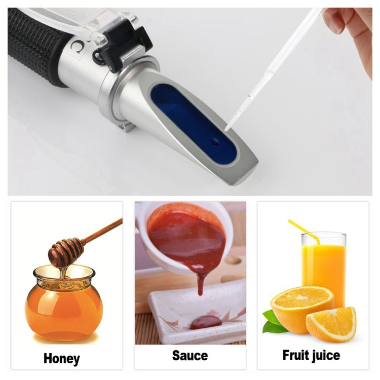 RZ117 Optical Brix Meter Handheld High Concentration Brix Meter Honey Sugar Meter 0-90 Range Default Title