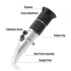 RZ117 Optical Brix Meter Handheld High Concentration Brix Meter Honey Sugar Meter 0-90 Range
