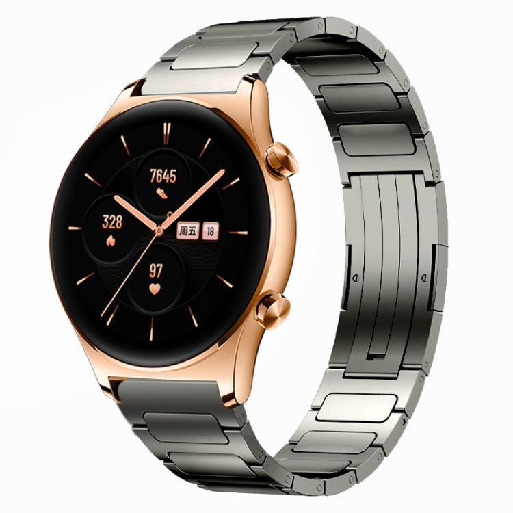 22mm I-Shaped Titanium Alloy Watch Band, For Honor Watch GS 3, For... For Honor Watch GS 3 Grey