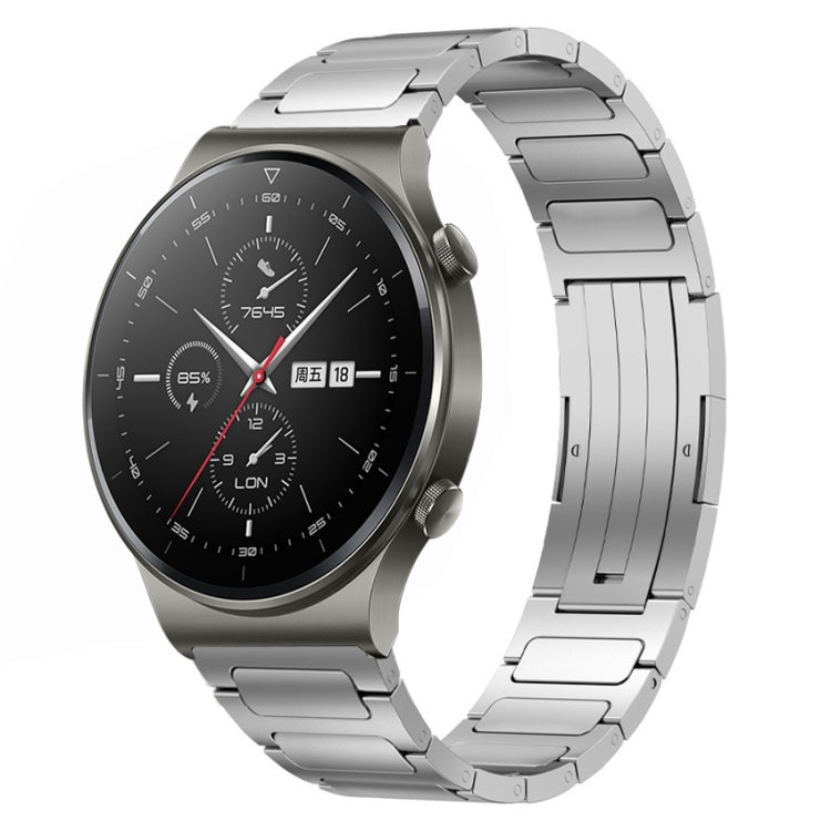 22mm I-Shaped Titanium Alloy Watch Band, For Honor Watch GS 3, For... For Huawei GT2 Pro Sliver