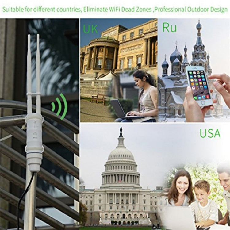 WAVLINK WN570HN2 With PoE Powered WAN/ AP / Repeater Mode 300Mbps Outdoor Router, US Plug, UK Plug, EU Plug, AU Plug – Data Transmission