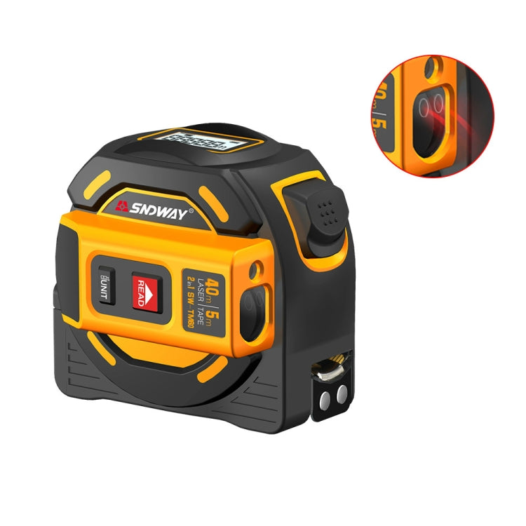 SNDWAY new Digital rangefinderLaser distance meter Tape multi function Self-Locking Hand Tool Device SW-TM40, SW-TM40 SW-TM40