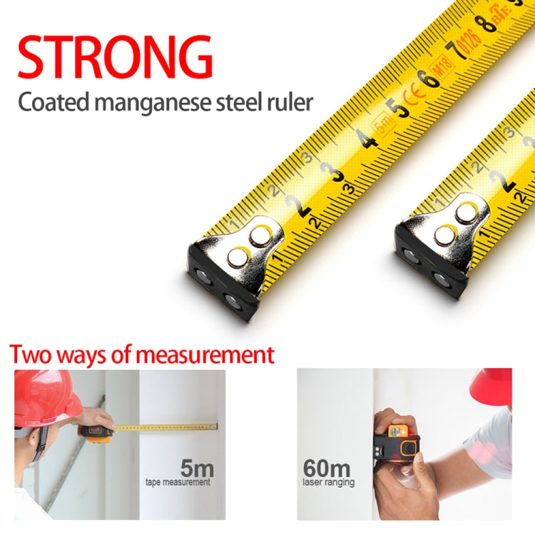 SNDWAY new Digital rangefinderLaser distance meter Tape multi function Self-Locking Hand Tool Device SW-TM60, SW-TM60