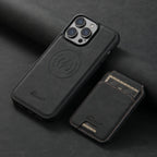 Suteni H16 Litchi Texture Leather Detachable Wallet Back Phone Case, For iPhone 14 Pro Max, For iPhone 13 Pro Max, For iPhone 13 Pro, For iPhone 13, For iPhone 12, For iPhone 12 Pro Max