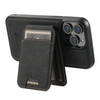 Suteni H16 Litchi Texture Leather Detachable Wallet Back Phone Case, For iPhone 14 Pro Max, For iPhone 13 Pro Max, For iPhone 13 Pro, For iPhone 13, For iPhone 12, For iPhone 12 Pro Max