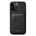 Suteni H16 Litchi Texture Leather Detachable Wallet Back Phone Case, For iPhone 14 Pro Max, For iPhone 13 Pro Max, For iPhone 13 Pro, For iPhone 13, For iPhone 12, For iPhone 12 Pro Max For iPhone 14 Pro Max Black