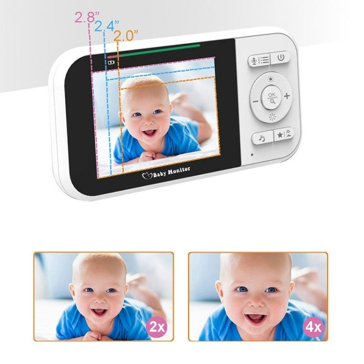 Temperature Detection 2 Way Voice Baby Security Video Camera 2.8-inch LCD Baby Monitor, 218 – Durable Build, Easy to Use