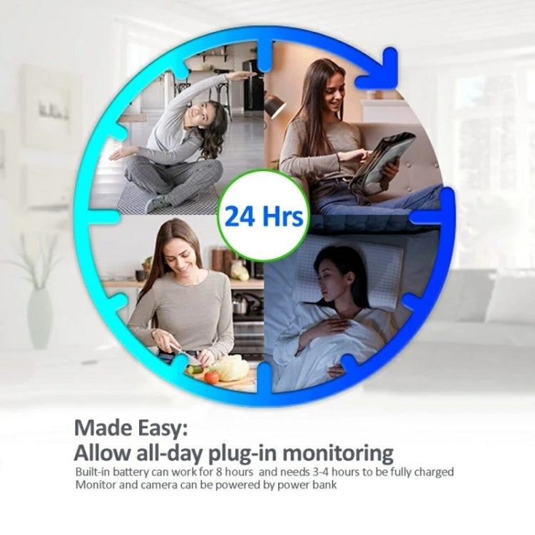 Temperature Detection 2 Way Voice Baby Security Video Camera 2.8-inch LCD Baby Monitor, 218 – Durable Build, Easy to Use