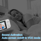 Temperature Detection 2 Way Voice Baby Security Video Camera 2.8-inch LCD Baby Monitor, 218 – Durable Build, Easy to Use