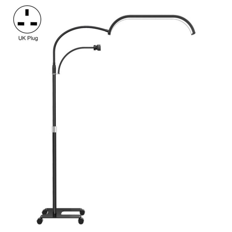 HD-G63X Floor Standing Remote Dimming LED Moon Lamp Manicure Eyelash Beauty Lamp, US Plug, UK Plug, EU Plug, AU Plug UK Plug