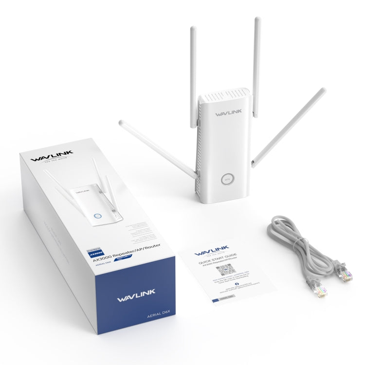 Wavlink WN583AX3 AX3000 Dual Band WiFi Repeater/AP/Router/Mesh Mode WiFi Extender, US Plug, UK Plug, AU Plug, EU Plug – Durable Build, Easy to Use