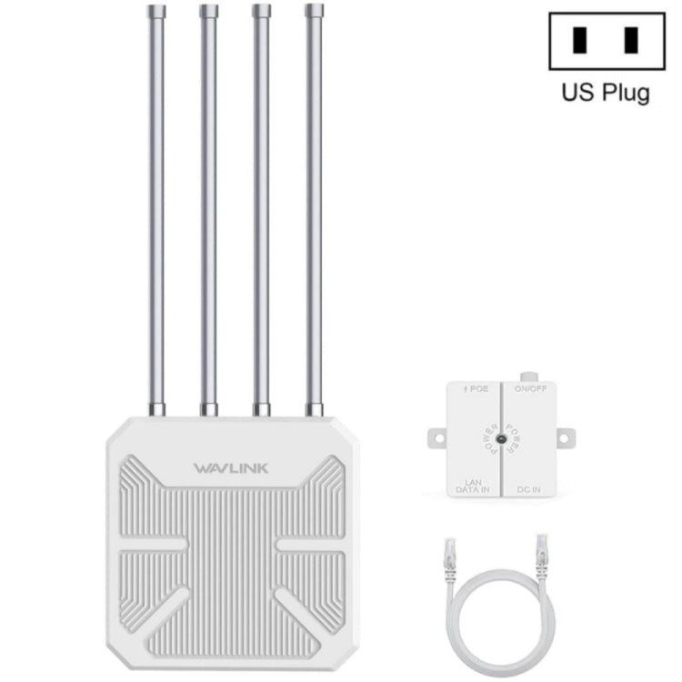 WAVLINK WN573HX3 AX3000 Waterproof Outdoor WiFi Wireless Outdoor Dual Band Router, US Plug, UK Plug, EU Plug, AU Plug – Waterproof US Plug