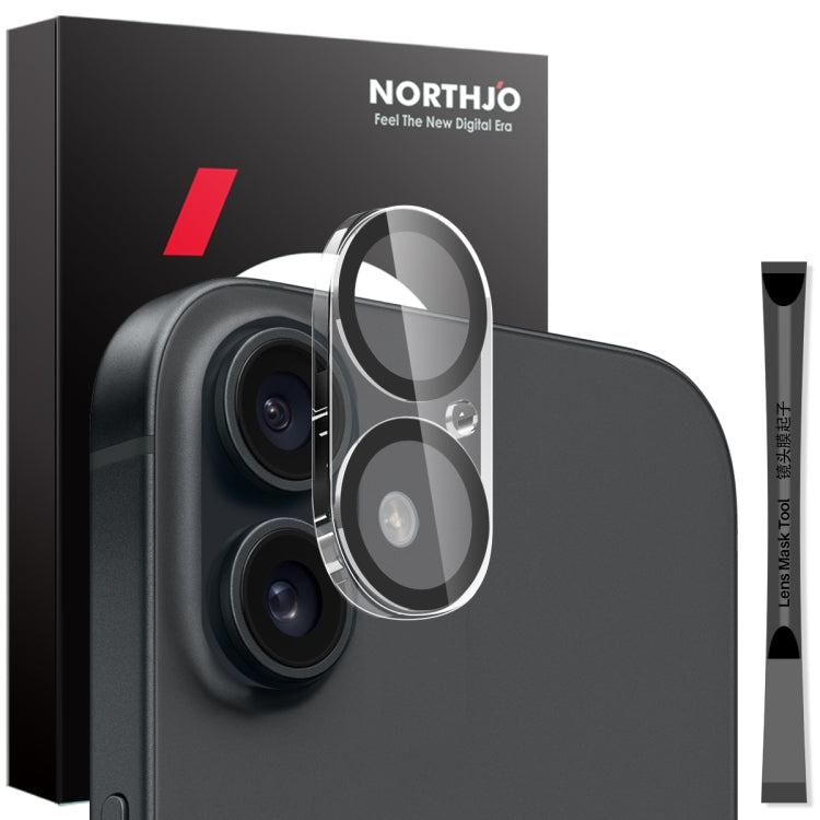 NORTHJO Camera Lens Protector 3D Night Shot Tempered Glass Film – Tempered Glass, For iPhone 17e / 16e, For iPhone 17 Pro Max, For iPhone 17 Pro, For iPhone 17, For iPhone Air, For iPhone 16 Pro / 16 Pro Max, For iPhone 16 / 16 Plus