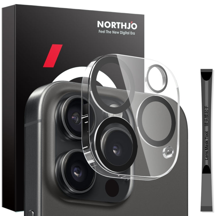 NORTHJO Camera Lens Protector 3D Night Shot Tempered Glass Film – Tempered Glass, For iPhone 17e / 16e, For iPhone 17 Pro Max, For iPhone 17 Pro, For iPhone 17, For iPhone Air, For iPhone 16 Pro / 16 Pro Max, For iPhone 16 / 16 Plus