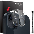 NORTHJO Camera Lens Protector 3D Night Shot Tempered Glass Film – Tempered Glass, For iPhone 17e / 16e, For iPhone 17 Pro Max, For iPhone 17 Pro, For iPhone 17, For iPhone Air, For iPhone 16 Pro / 16 Pro Max, For iPhone 16 / 16 Plus