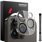 NORTHJO Camera Lens Protector 3D Night Shot Tempered Glass Film – Tempered Glass, For iPhone 17e / 16e, For iPhone 17 Pro Max, For iPhone 17 Pro, For iPhone 17, For iPhone Air, For iPhone 16 Pro / 16 Pro Max, For iPhone 16 / 16 Plus