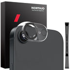 NORTHJO Camera Lens Protector 3D Night Shot Tempered Glass Film – Tempered Glass, For iPhone 17e / 16e, For iPhone 17 Pro Max, For iPhone 17 Pro, For iPhone 17, For iPhone Air, For iPhone 16 Pro / 16 Pro Max, For iPhone 16 / 16 Plus