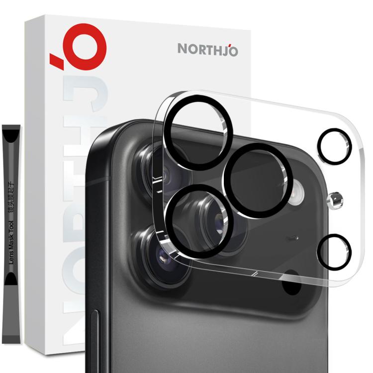 NORTHJO Camera Lens Protector 3D Night Shot Tempered Glass Film – Tempered Glass, For iPhone 17e / 16e, For iPhone 17 Pro Max, For iPhone 17 Pro, For iPhone 17, For iPhone Air, For iPhone 16 Pro / 16 Pro Max, For iPhone 16 / 16 Plus