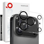 NORTHJO Camera Lens Protector 3D Night Shot Tempered Glass Film – Tempered Glass, For iPhone 17e / 16e, For iPhone 17 Pro Max, For iPhone 17 Pro, For iPhone 17, For iPhone Air, For iPhone 16 Pro / 16 Pro Max, For iPhone 16 / 16 Plus