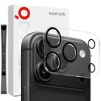 NORTHJO Camera Lens Protector 3D Night Shot Tempered Glass Film – Tempered Glass, For iPhone 17e / 16e, For iPhone 17 Pro Max, For iPhone 17 Pro, For iPhone 17, For iPhone Air, For iPhone 16 Pro / 16 Pro Max, For iPhone 16 / 16 Plus