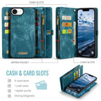 CaseMe 008 Detachable Multifunctional Leather Phone Case, For iPhone 17e / 16e, For iPhone 17 Pro Max, For iPhone 17 Pro, For iPhone 17