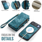 CaseMe 008 Detachable Multifunctional Leather Phone Case, For iPhone Air, For iPhone 16 Pro Max, For iPhone 16 Pro, For iPhone 16 Plus