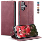CaseMe 013 Multifunctional Horizontal Flip Leather Phone Case – Card Slot, Flip, Leather, For iPhone 16