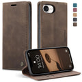 CaseMe 013 Multifunctional Horizontal Flip Leather Phone Case, For iPhone 17e / 16e, For iPhone 17 Pro Max, For iPhone 17 Pro, For iPhone 17 For iPhone 17e 16e Coffee