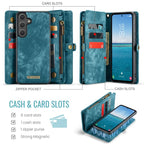CaseMe 008 Detachable Multifunctional Leather Phone Case, For Samsung Galaxy S25+ 5G, For Samsung Galaxy S25 Ultra 5G, For Samsung Galaxy A16 5G