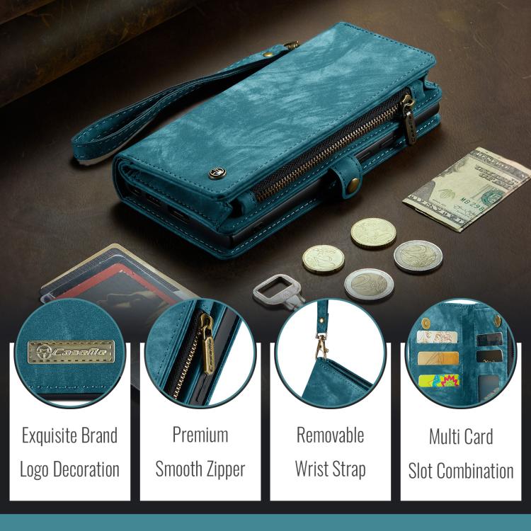 CaseMe 008 Detachable Multifunctional Leather Phone Case, For Samsung Galaxy S25+ 5G, For Samsung Galaxy S25 Ultra 5G, For Samsung Galaxy A16 5G