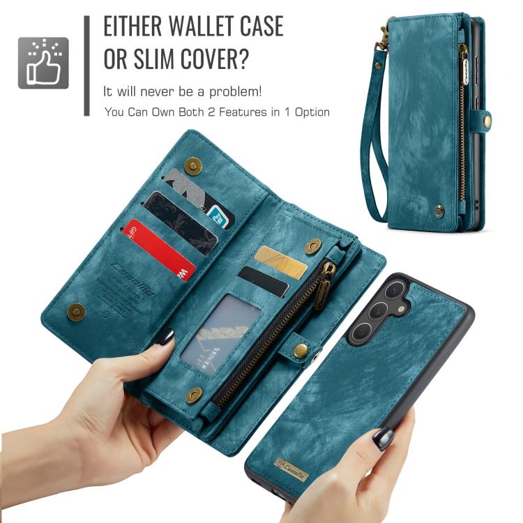 CaseMe 008 Detachable Multifunctional Leather Phone Case, For Samsung Galaxy S25+ 5G, For Samsung Galaxy S25 Ultra 5G, For Samsung Galaxy A16 5G