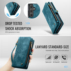 CaseMe 008 Detachable Multifunctional Leather Phone Case, For Samsung Galaxy S25+ 5G, For Samsung Galaxy S25 Ultra 5G, For Samsung Galaxy A16 5G
