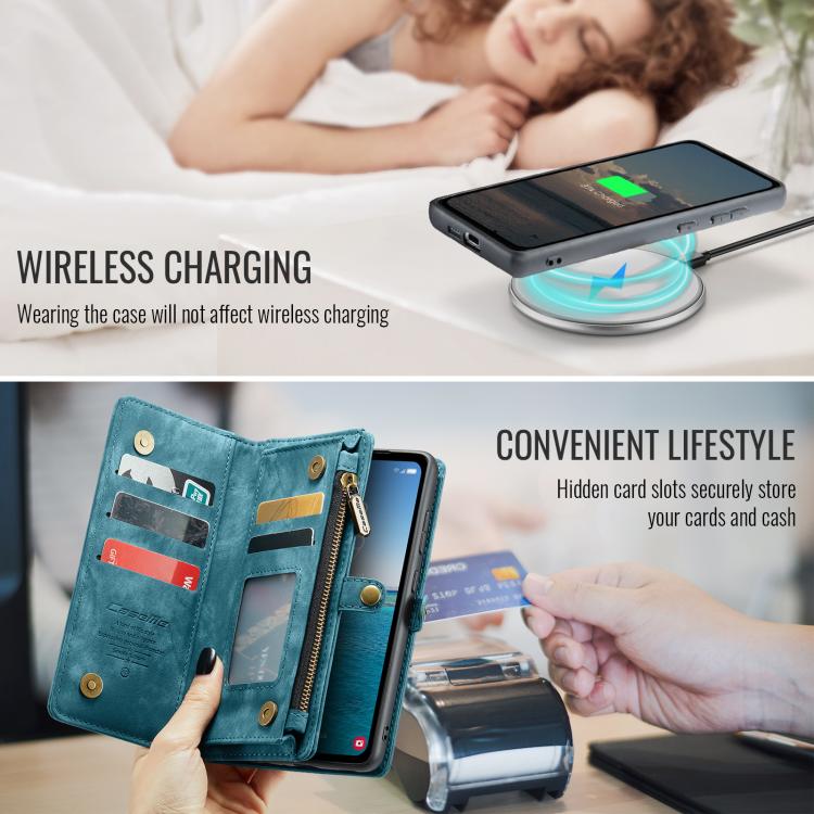 CaseMe 008 Detachable Multifunctional Leather Phone Case, For Samsung Galaxy S25+ 5G, For Samsung Galaxy S25 Ultra 5G, For Samsung Galaxy A16 5G