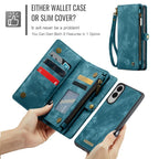 CaseMe 008 Detachable Multifunctional Leather Phone Case, For Samsung Galaxy S25 Edge 5G, For Samsung Galaxy A56 5G, For Samsung Galaxy A36 5G, For Samsung Galaxy S25 5G