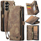 CaseMe 008 Detachable Multifunctional Leather Phone Case, For Samsung Galaxy A57 5G, For Samsung Galaxy A37 5G, For Samsung Galaxy A17, For Samsung Galaxy Z Fold7