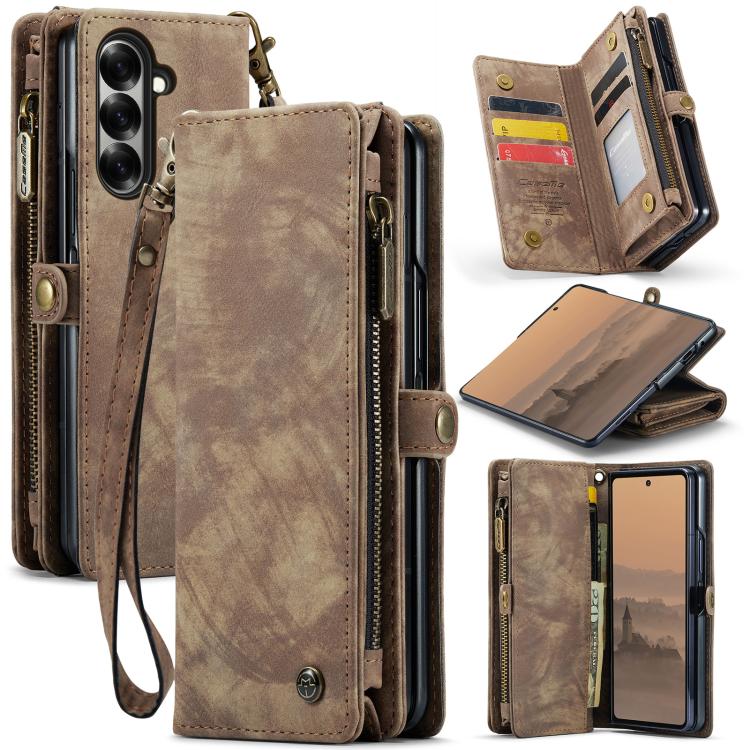 CaseMe 008 Detachable Multifunctional Leather Phone Case, For Samsung Galaxy A57 5G, For Samsung Galaxy A37 5G, For Samsung Galaxy A17, For Samsung Galaxy Z Fold7