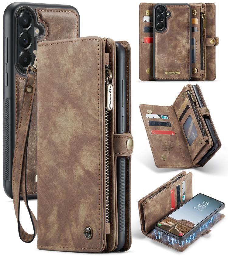 CaseMe 008 Detachable Multifunctional Leather Phone Case, For Samsung Galaxy A57 5G, For Samsung Galaxy A37 5G, For Samsung Galaxy A17, For Samsung Galaxy Z Fold7