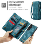 CaseMe 008 Detachable Multifunctional Leather Phone Case, For Samsung Galaxy A57 5G, For Samsung Galaxy A37 5G, For Samsung Galaxy A17, For Samsung Galaxy Z Fold7