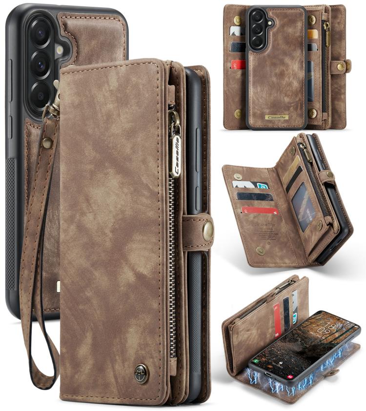 CaseMe 008 Detachable Multifunctional Leather Phone Case, For Samsung Galaxy A57 5G, For Samsung Galaxy A37 5G, For Samsung Galaxy A17, For Samsung Galaxy Z Fold7