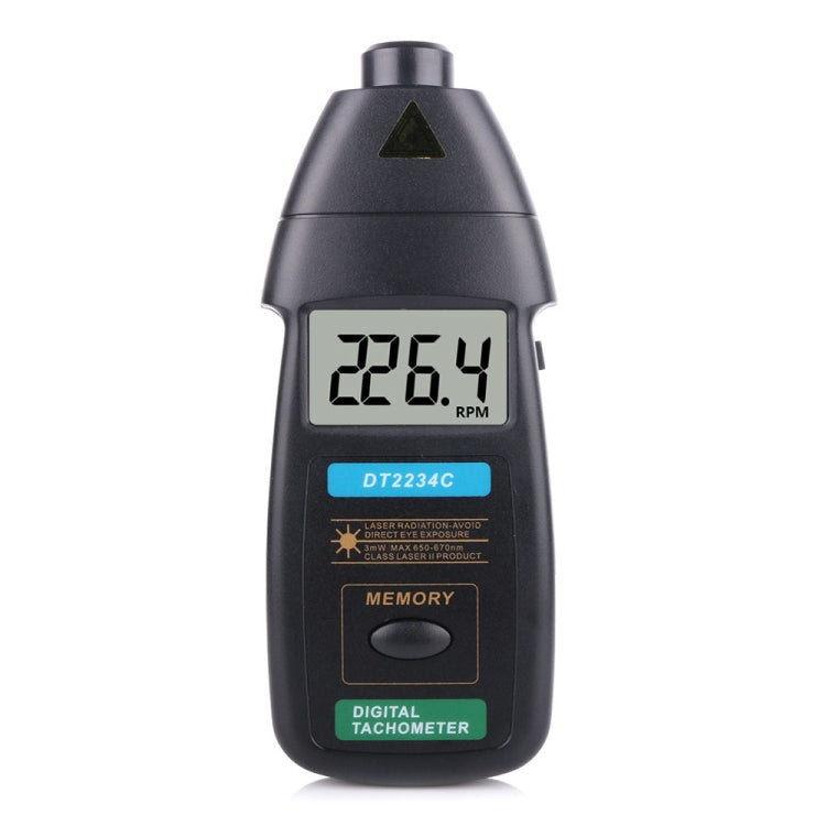 DT2234C Digital Laser Tachometer RPM Meter Non-Contact, DT2234C DT2234C